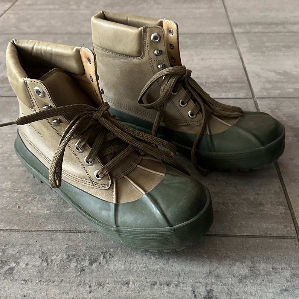 new JACQUEMUS 41 BRAND NEW CALFSKIN RUBBER LACE UP BOOTS “LES MEUNIERES HAUTES” - Picture 3 of 12